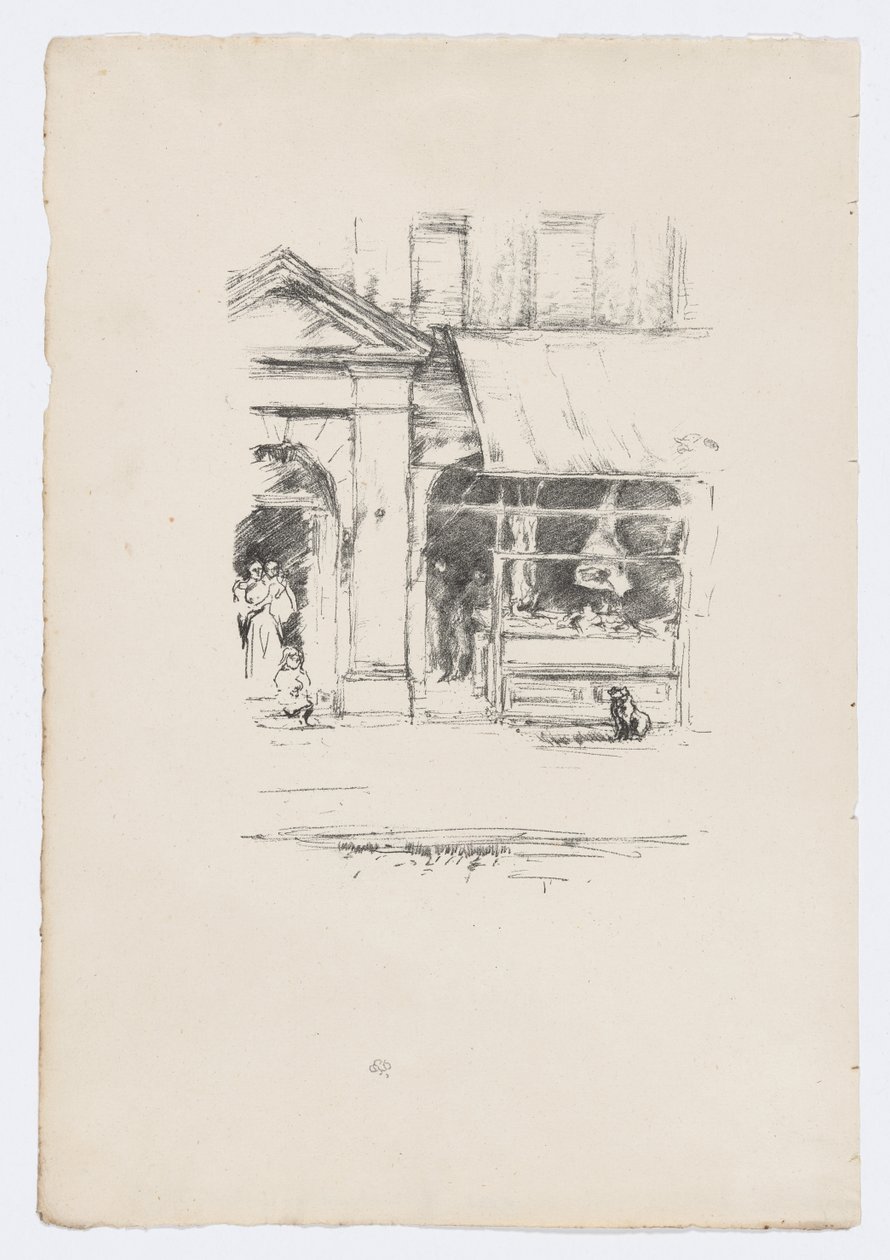 Slagterens hund af James Abbott McNeill Whistler