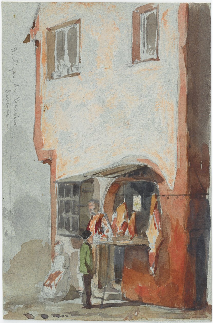 Slagterforretningen af James Abbott McNeill Whistler