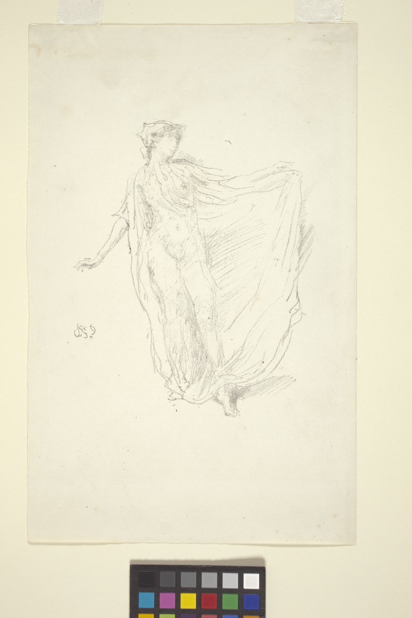 Den dansende pige (overførselslitografi) af James Abbott McNeill Whistler