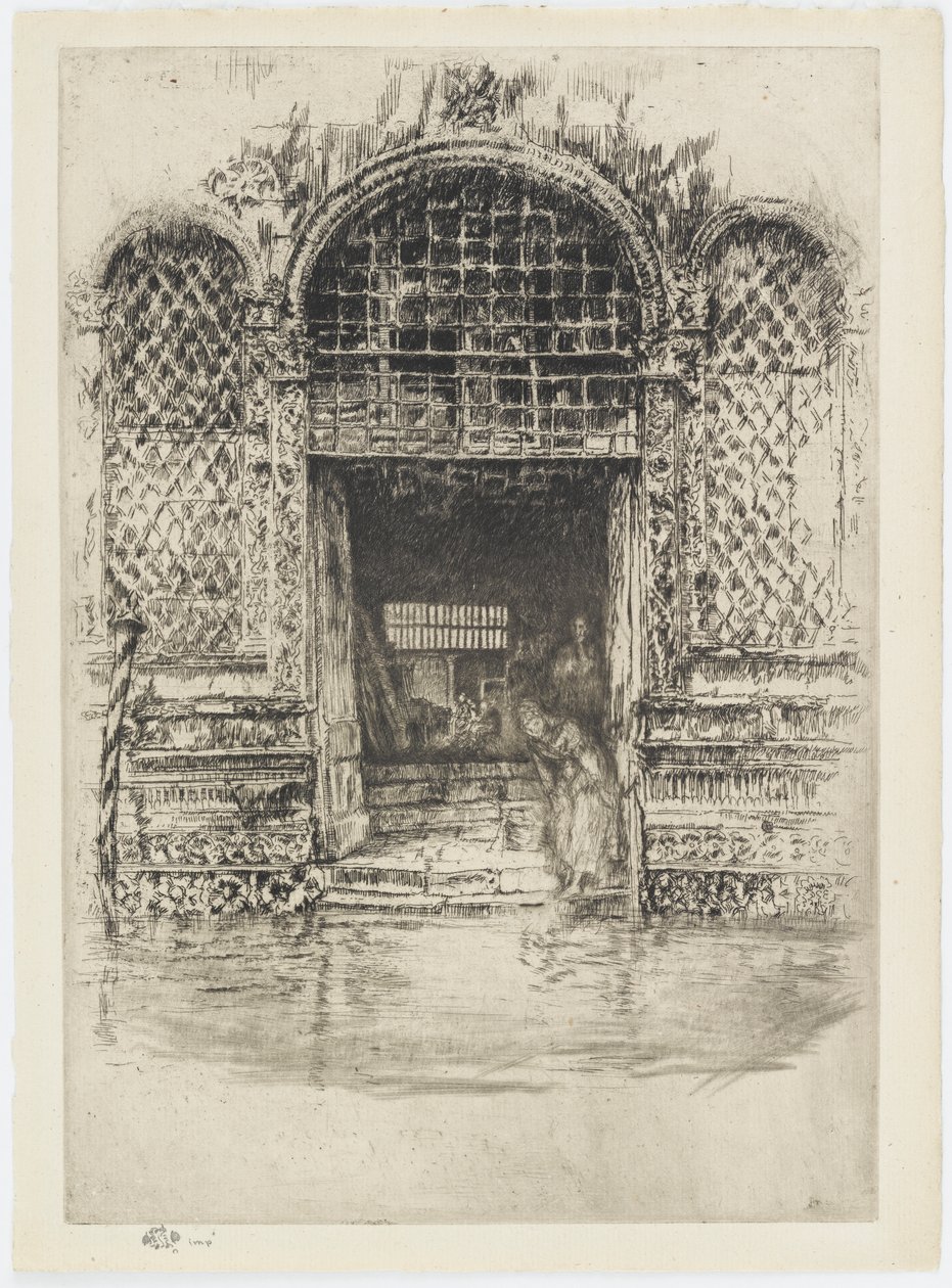 Døråbningen, 1879-1880. af James Abbott McNeill Whistler