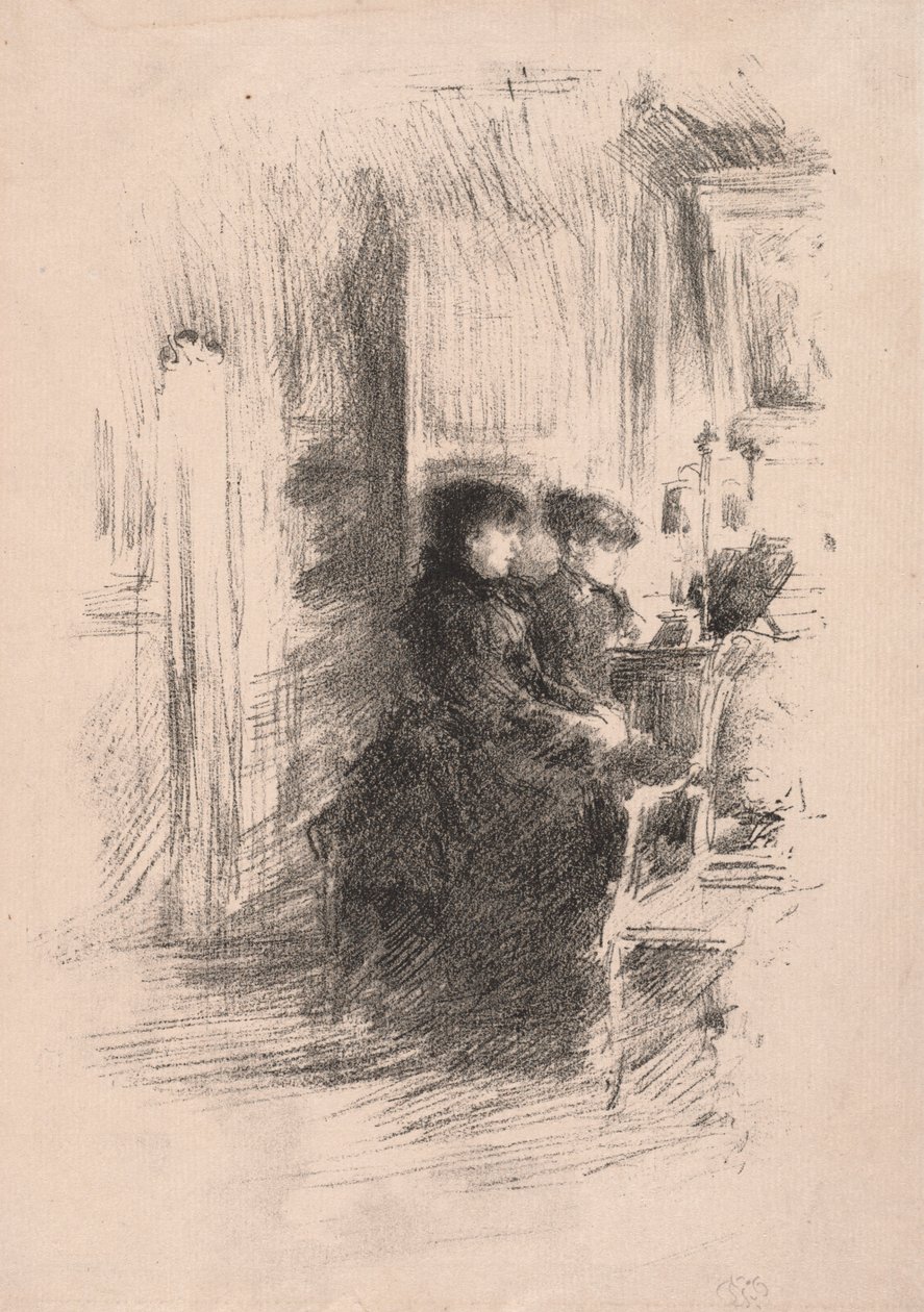 Duetten, 1894. af James Abbott McNeill Whistler