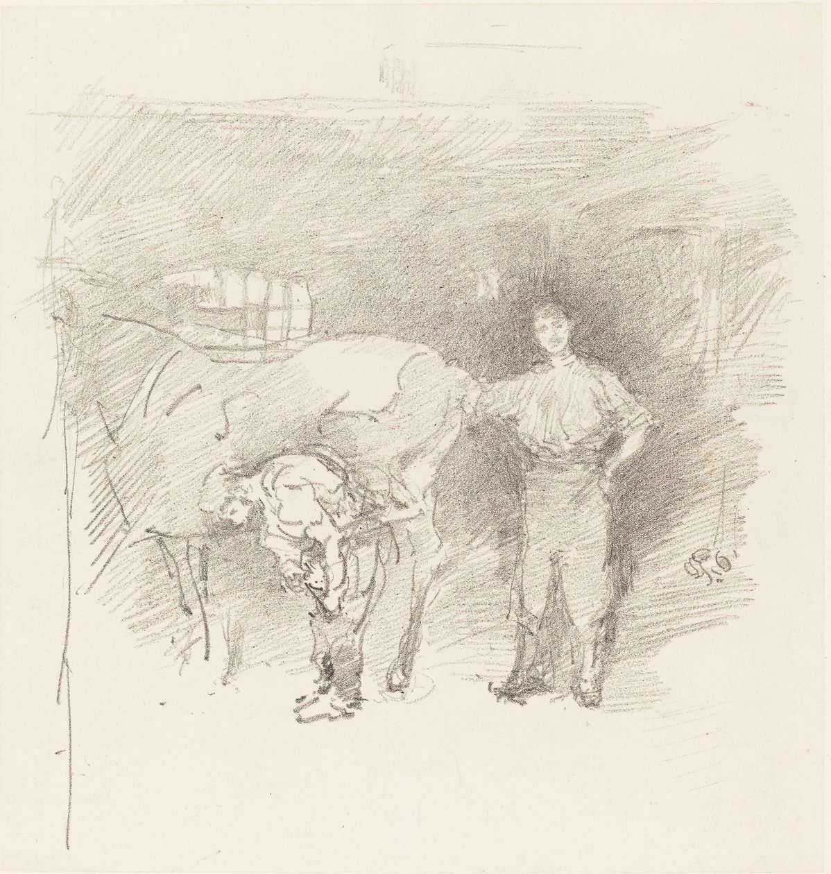 Hovslagerne, 1888. af James Abbott McNeill Whistler