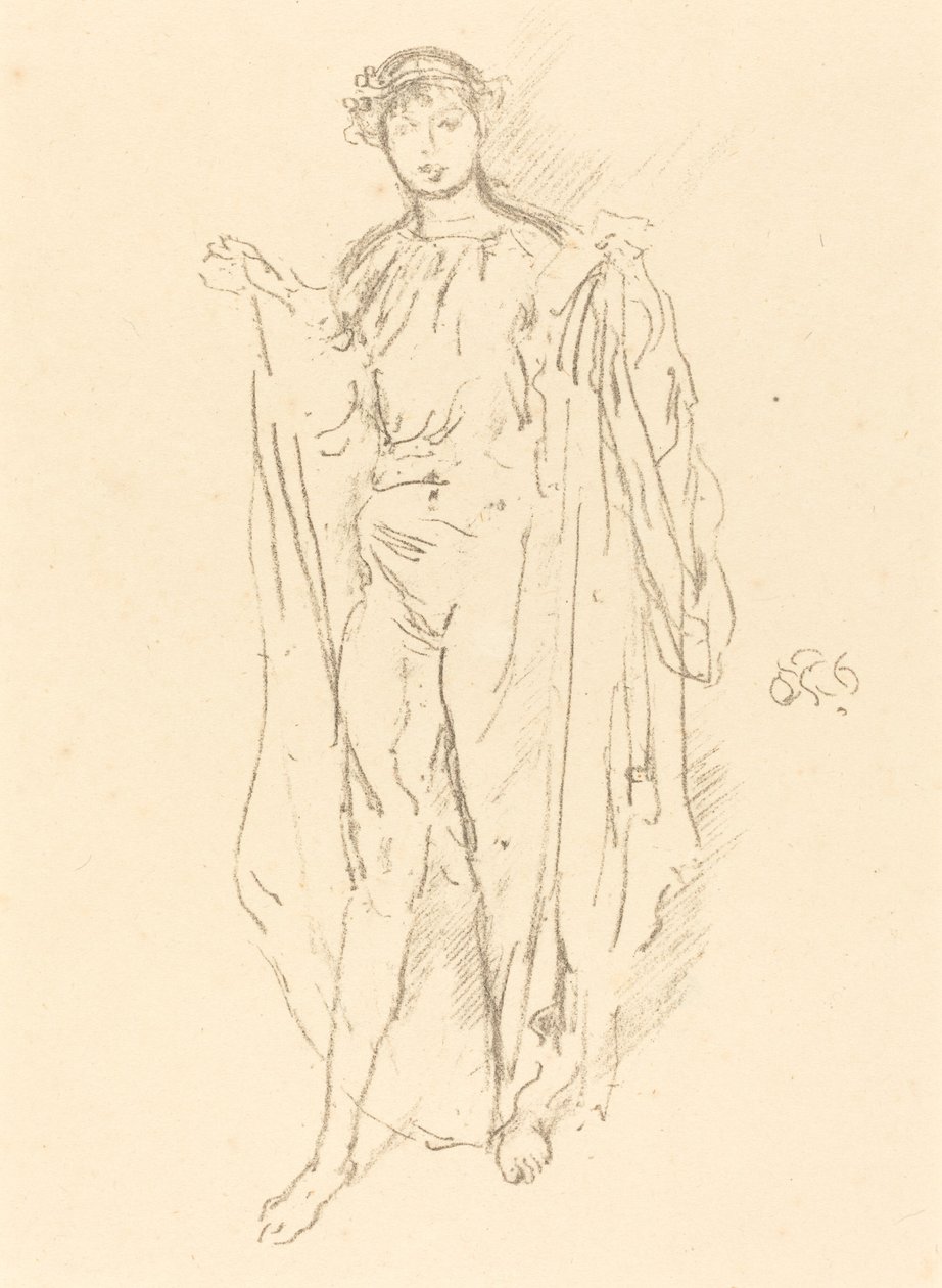 Pigen, ca. 1891. af James Abbott McNeill Whistler