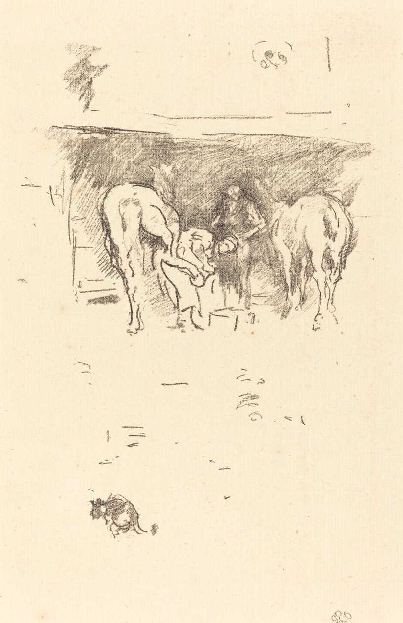 Den gode sko, 1895. af James Abbott McNeill Whistler