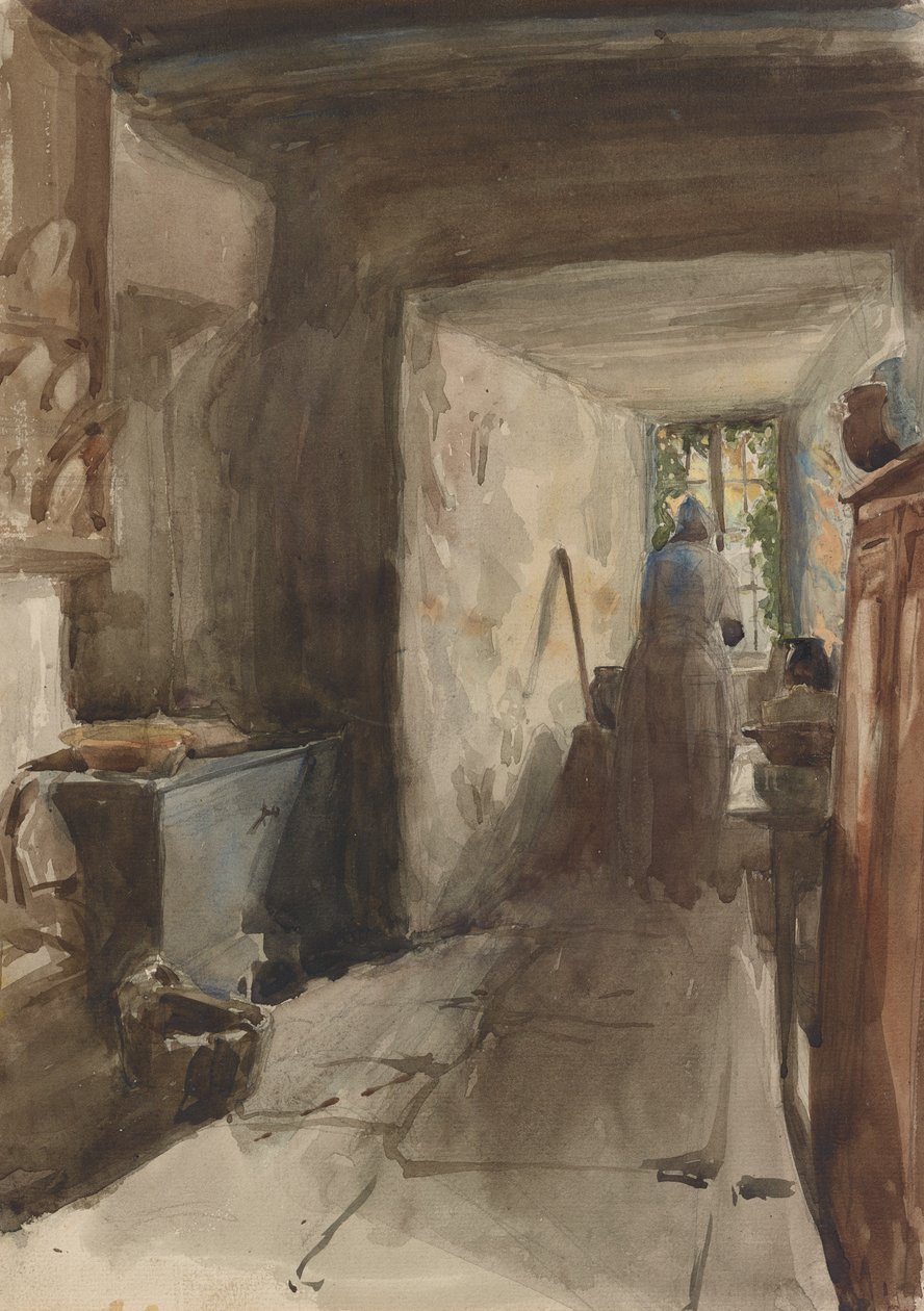 Køkkenet, 1858. af James Abbott McNeill Whistler