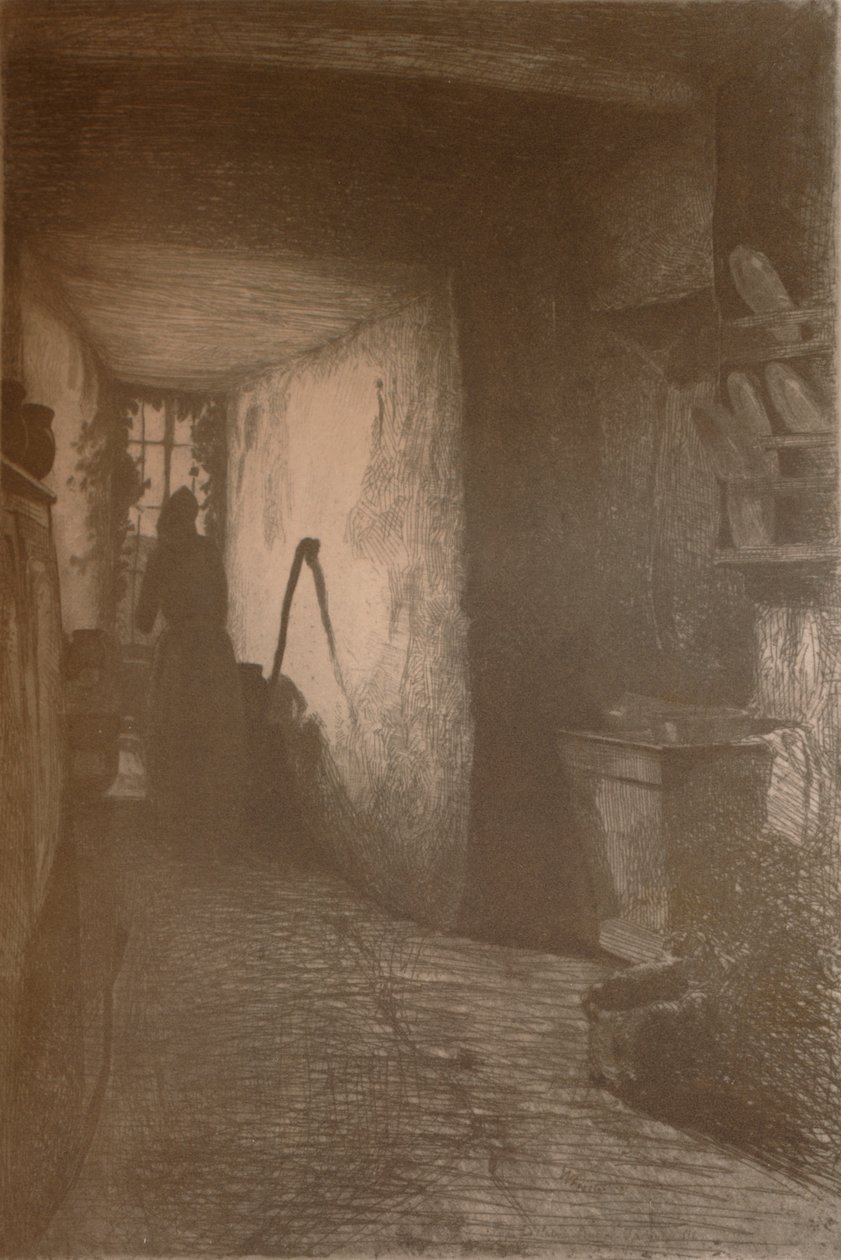 Køkkenet, 1858, 1904 af James Abbott McNeill Whistler