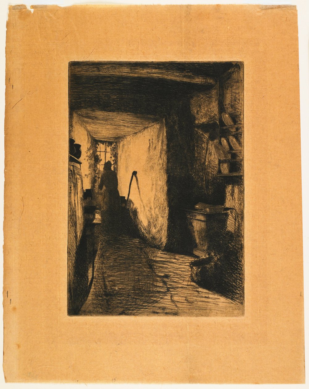 Die Küche, aus The French Set af James Abbott McNeill Whistler