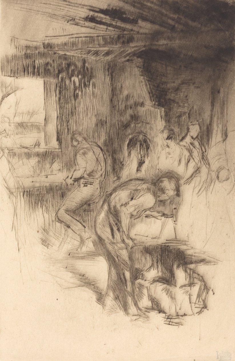 Den Lille Smedje, 1875. af James Abbott McNeill Whistler
