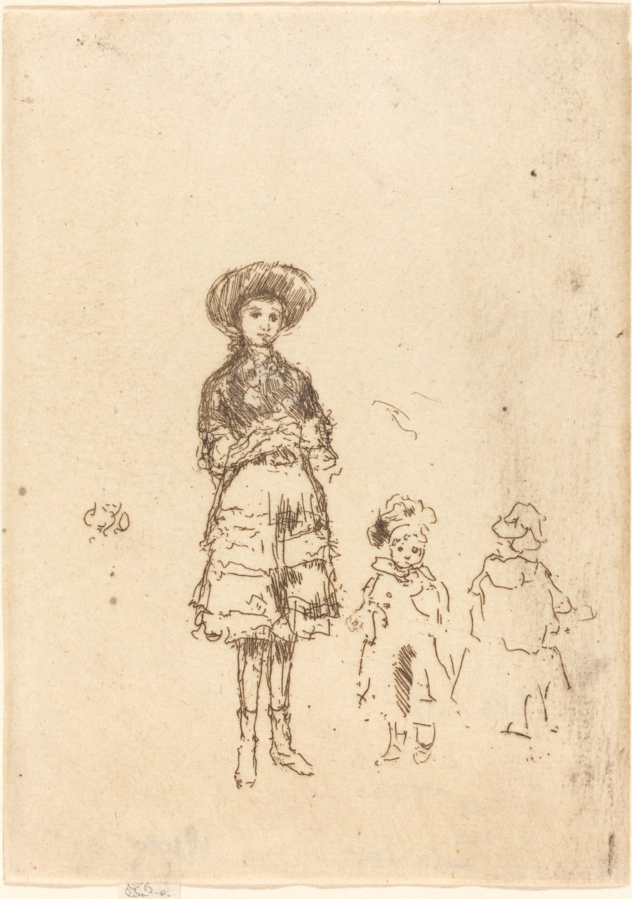 Den lille sygeplejerske, ca. 18861888. af James Abbott McNeill Whistler
