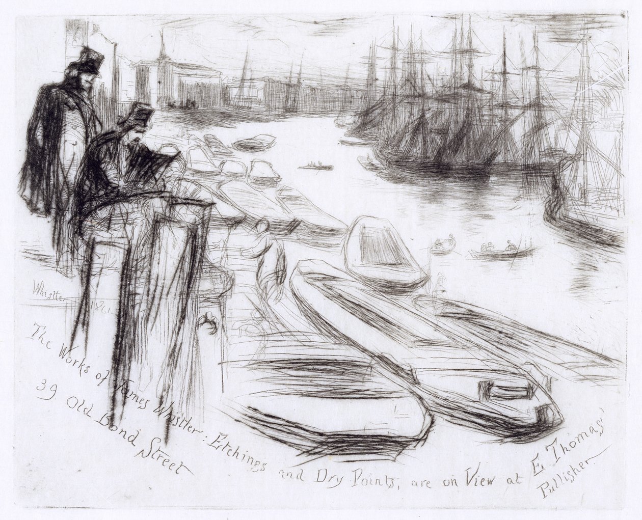 Den lille pool, nr. 2 (ætsning) af James Abbott McNeill Whistler