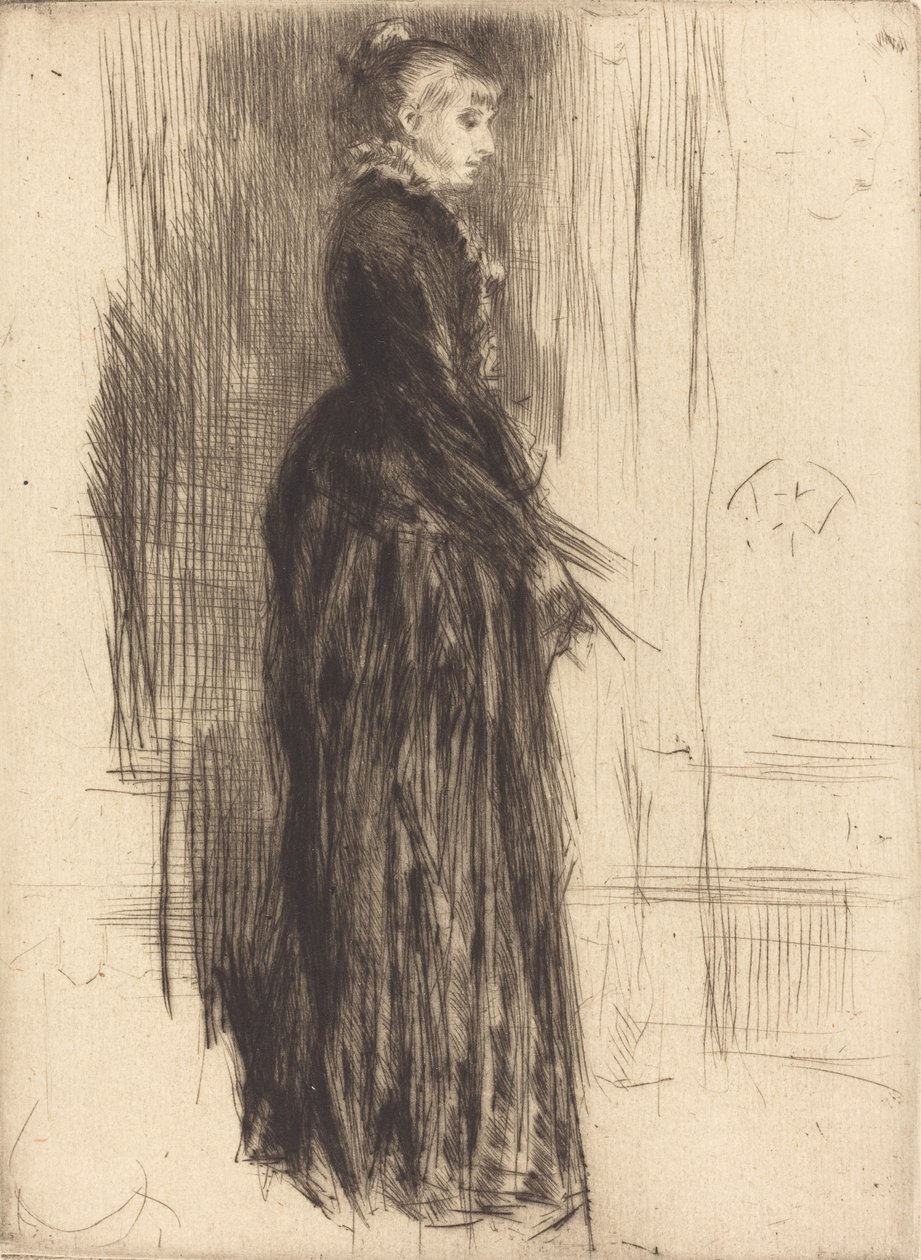 Den lille fløjlskjole, 1873. af James Abbott McNeill Whistler