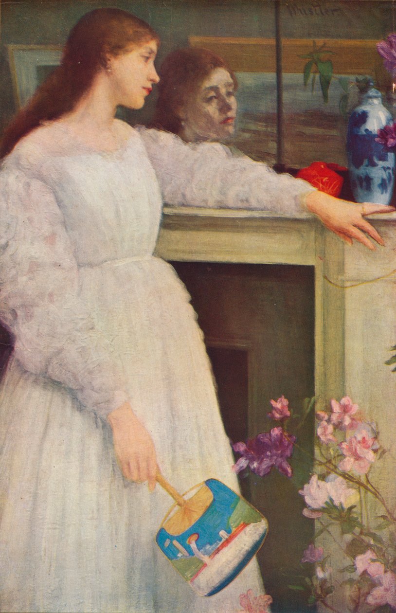 Den lille hvide pige, 1864, 1935. af James Abbott McNeill Whistler