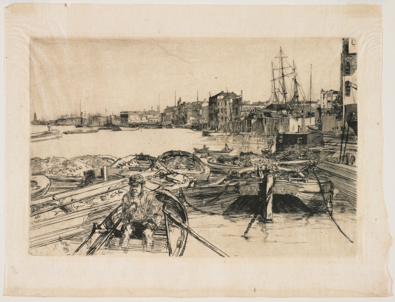 Dammen af James Abbott McNeill Whistler