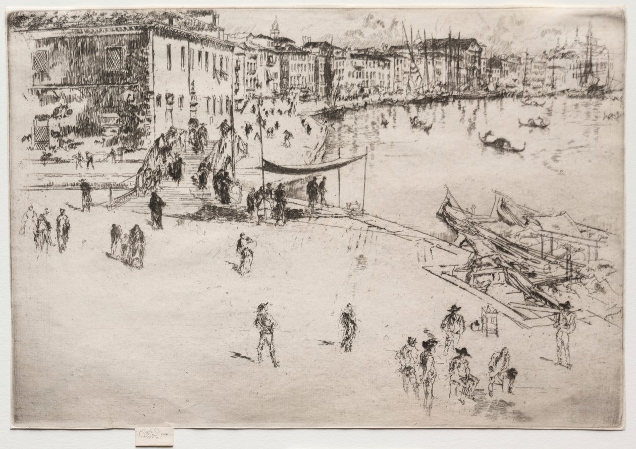 The Riva, nr. 2, 1886. af James Abbott McNeill Whistler