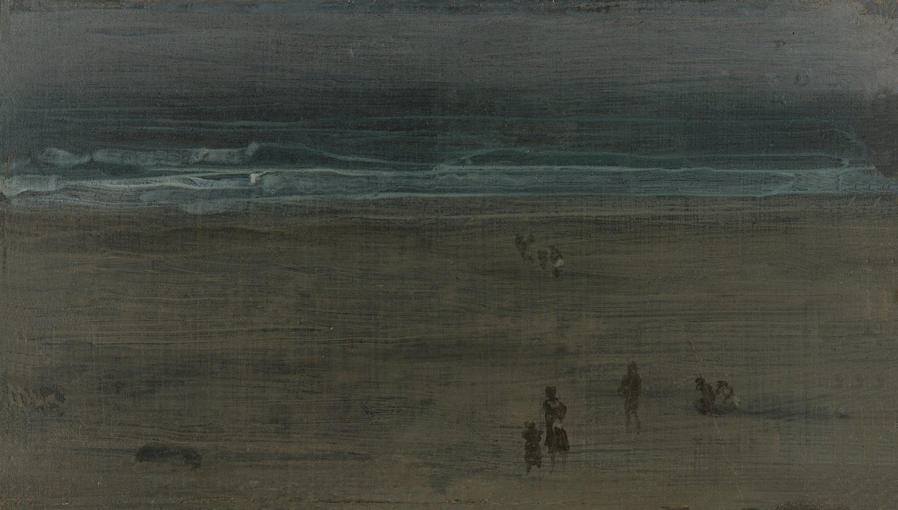 Havet og Sandet, 1884. af James Abbott McNeill Whistler