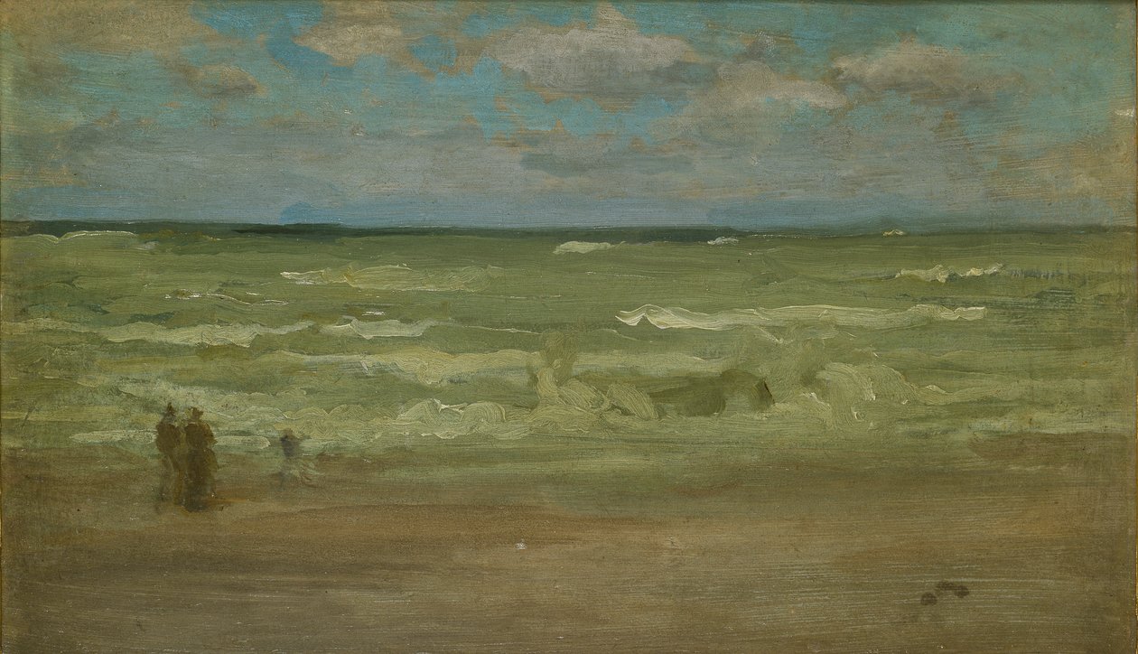 The Shore, Pourville, 1899 af James Abbott McNeill Whistler