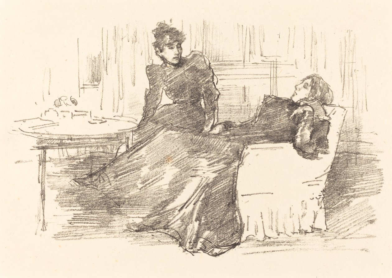 Søstrene, 18941895. af James Abbott McNeill Whistler