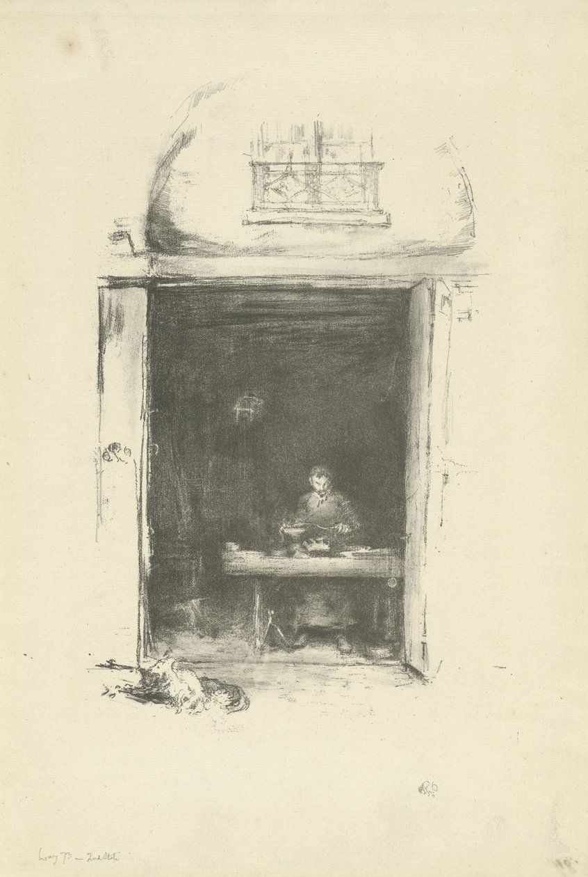 The Smith, Passage du Dragon af James Abbott McNeill Whistler