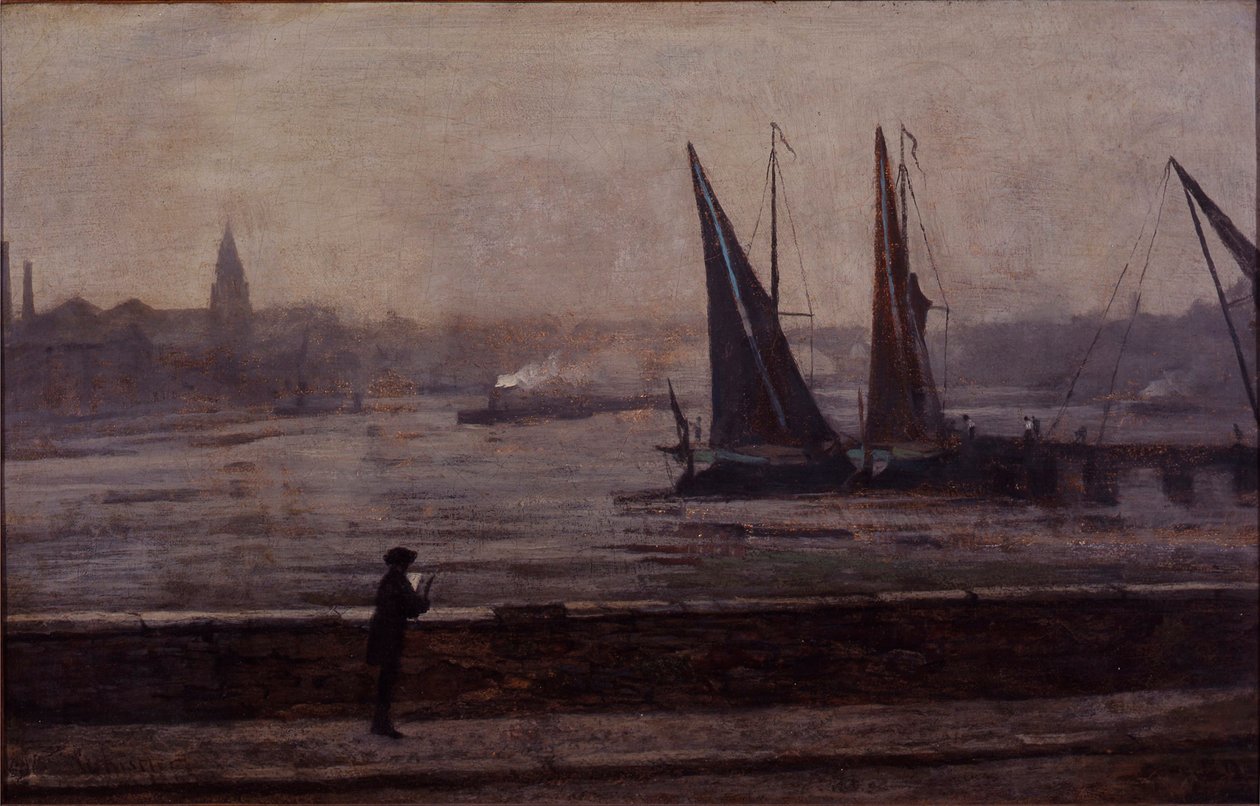 Themsen fra Battersea Bridge af James Abbott McNeill Whistler