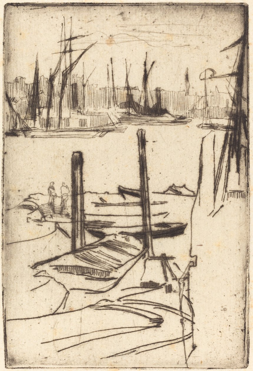 Den lille pool, 18761878. af James Abbott McNeill Whistler
