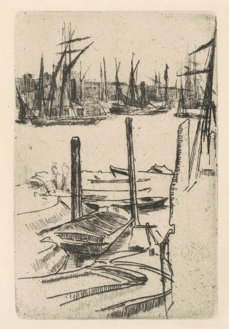 Den lille pool, 18761878. af James Abbott McNeill Whistler
