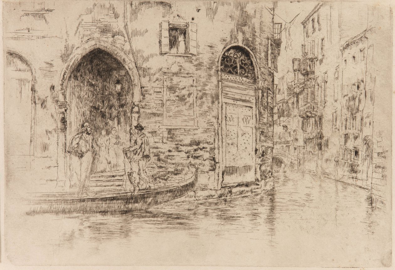 De to døråbninger, 1879-1880. af James Abbott McNeill Whistler