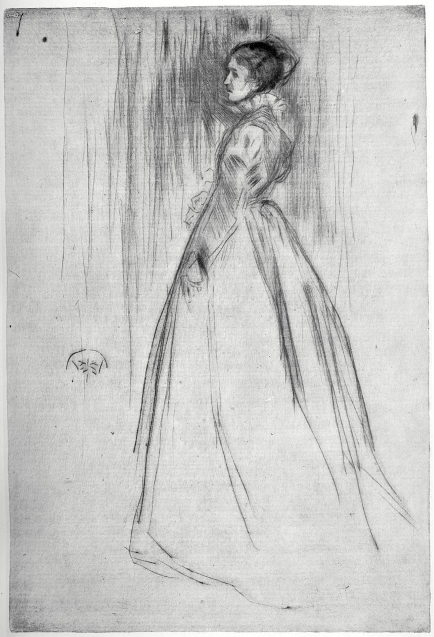 Fløjlskjole, 1873 1904. af James Abbott McNeill Whistler