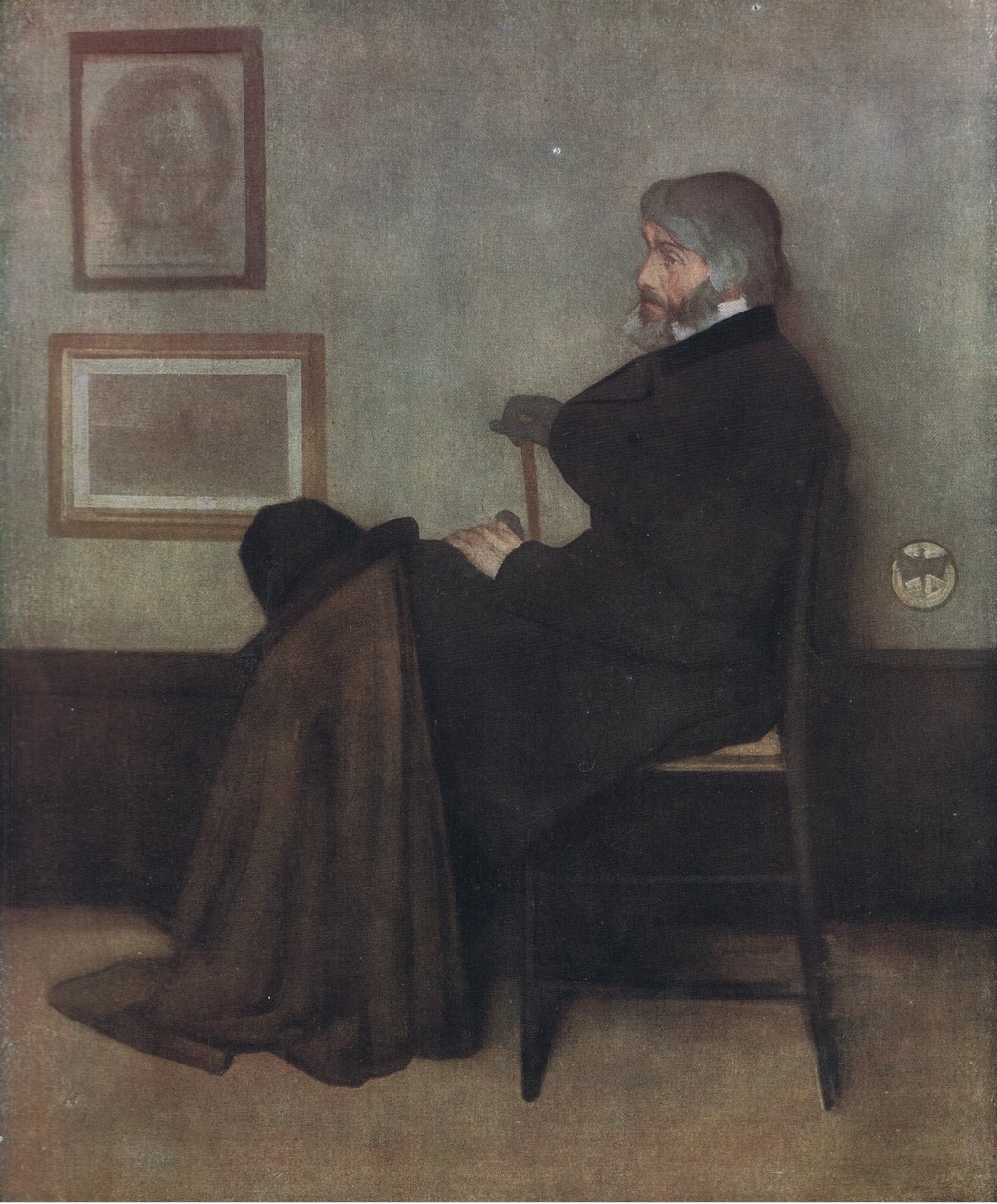 Thomas Carlyles portræt, Bibbys Annual, 1916-1917 af James Abbott McNeill Whistler