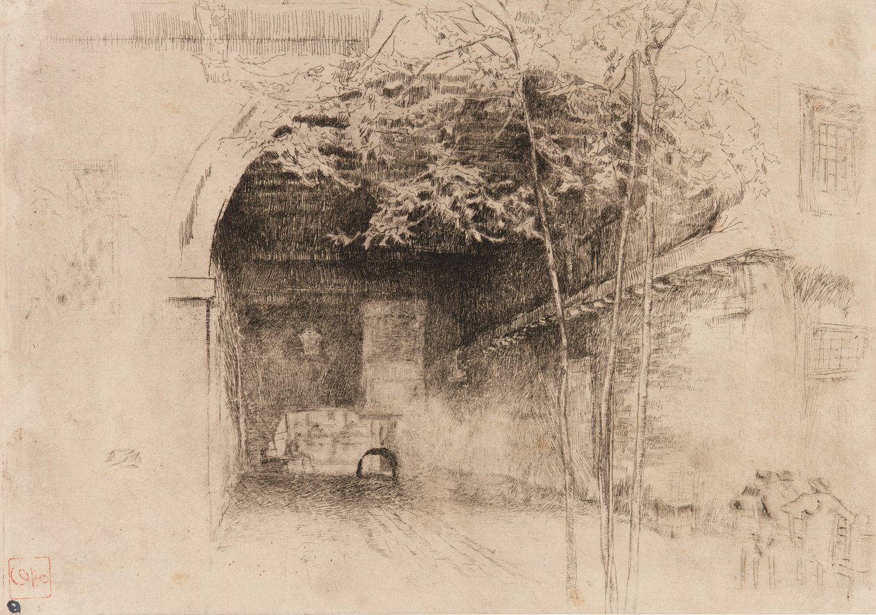 Færge, 1879-1880. af James Abbott McNeill Whistler