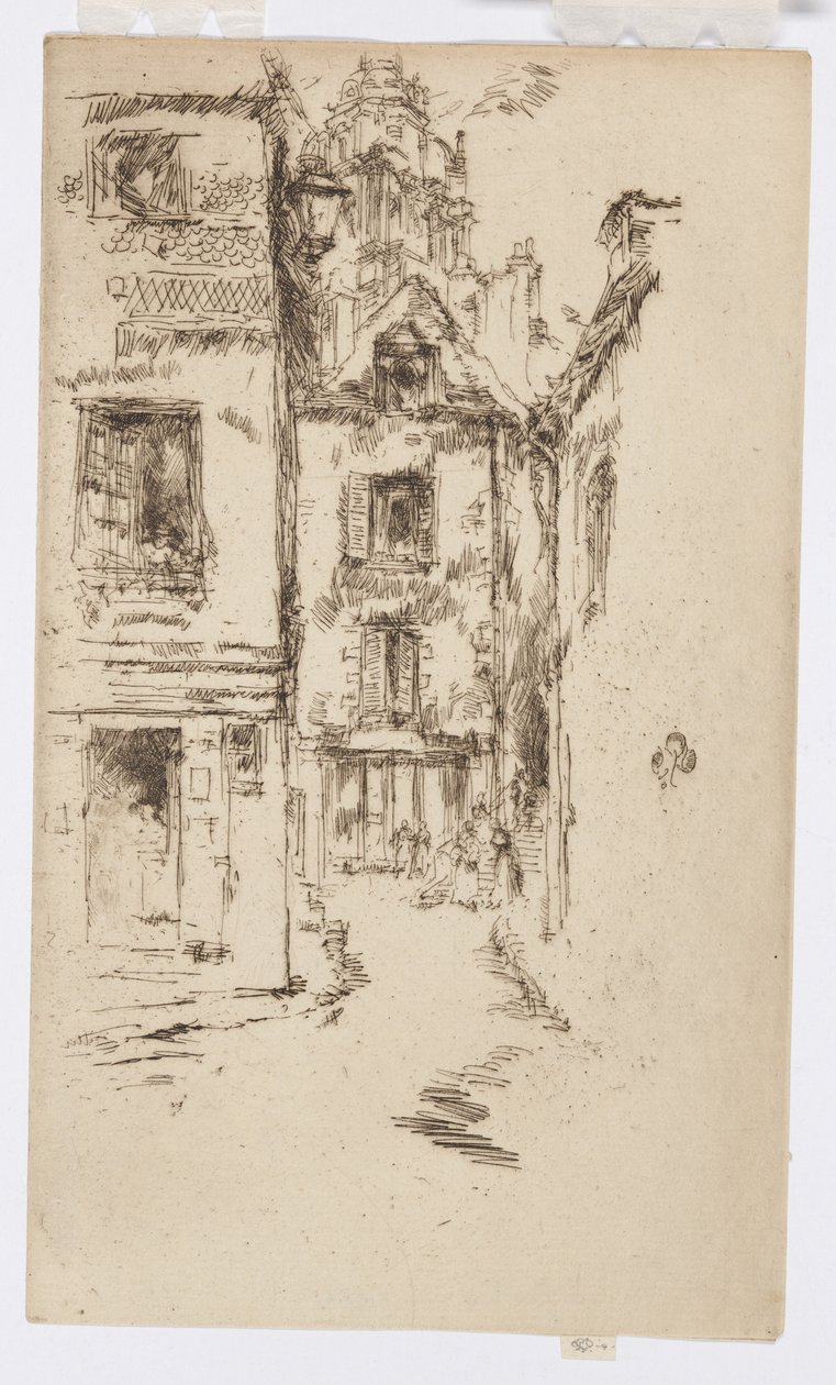 Under katedralen i Blois af James Abbott McNeill Whistler