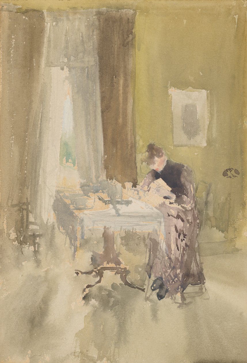 Violet og rav - Te, 1882-1884. af James Abbott McNeill Whistler