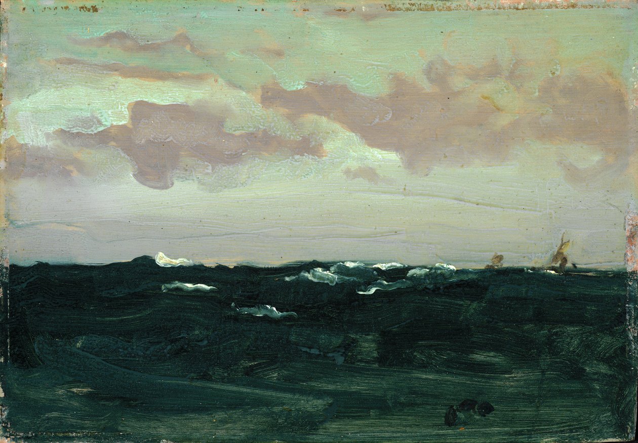 Violet and Blue: Among the Rollers, ca. 1893 (olie på panel) af James Abbott McNeill Whistler