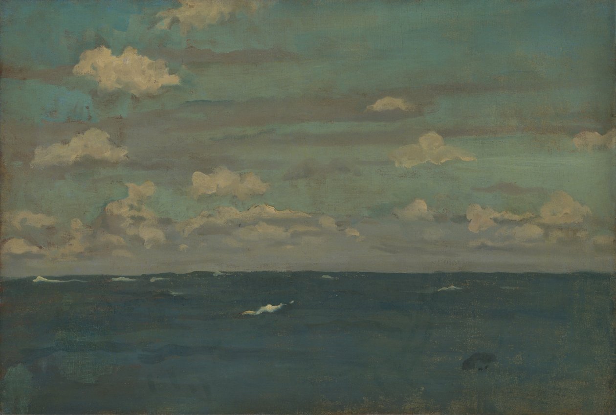 Violet og sølv - The Deep Sea, 1893. af James Abbott McNeill Whistler