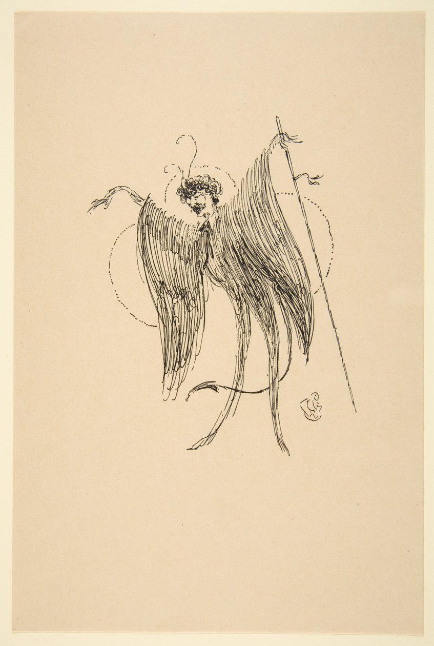 Whistler som sommerfugl, det 19.-20. århundrede. af James Abbott McNeill Whistler