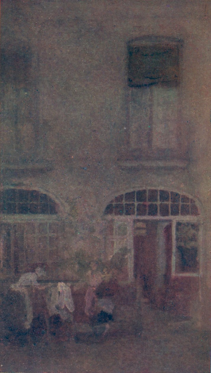 White And Grey Hotel Courtyard Dieppe, 1885, 1904 af James Abbott McNeill Whistler