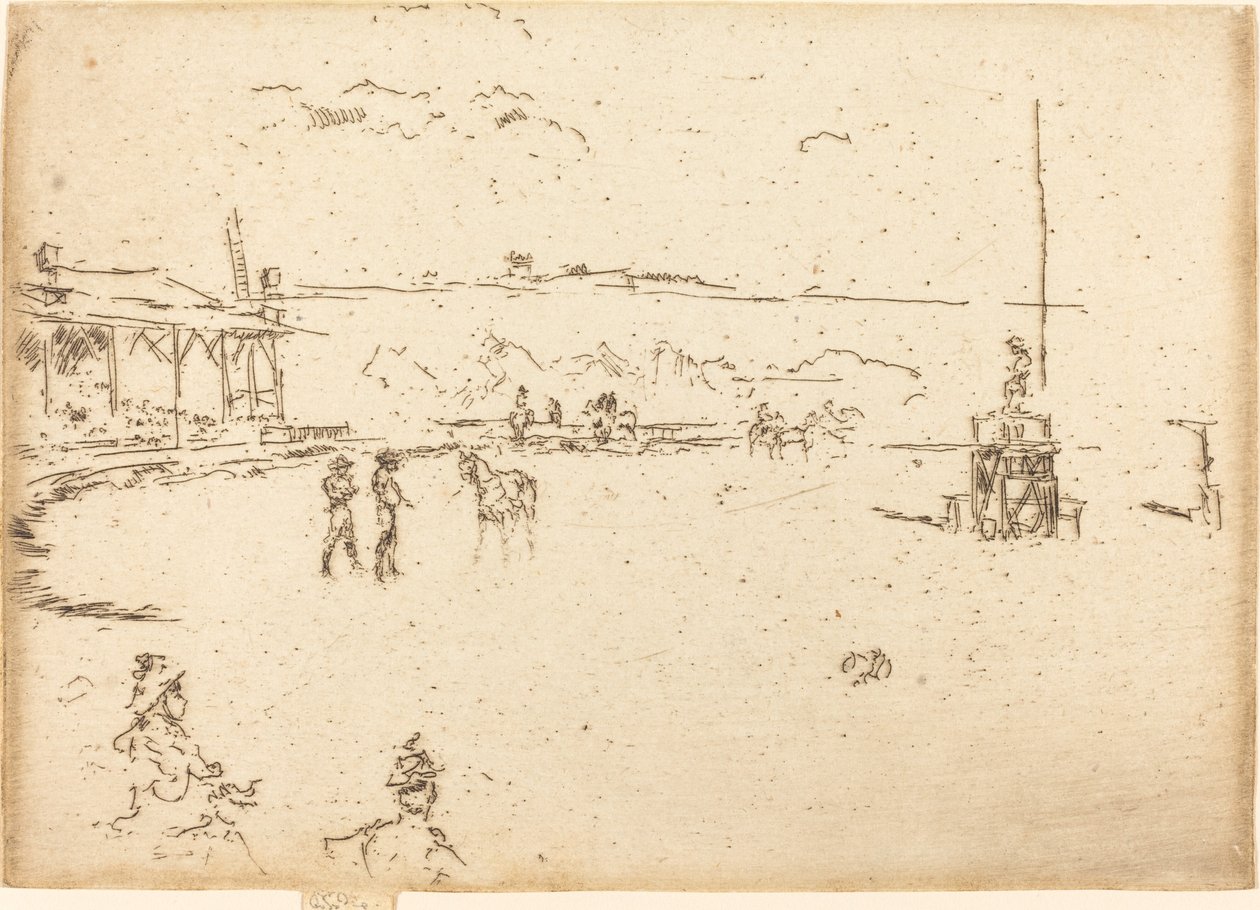 Vilde Vesten, Buffalo Bill, 1887. af James Abbott McNeill Whistler