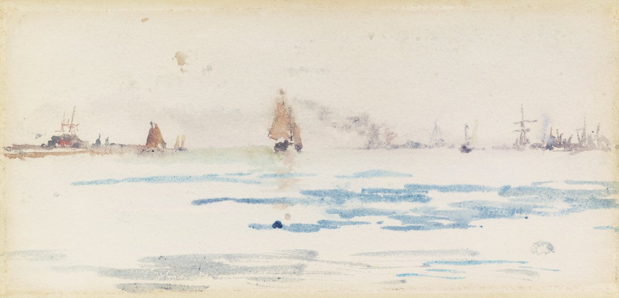 Zuyder Zee, ca. 1883 af James Abbott McNeill Whistler