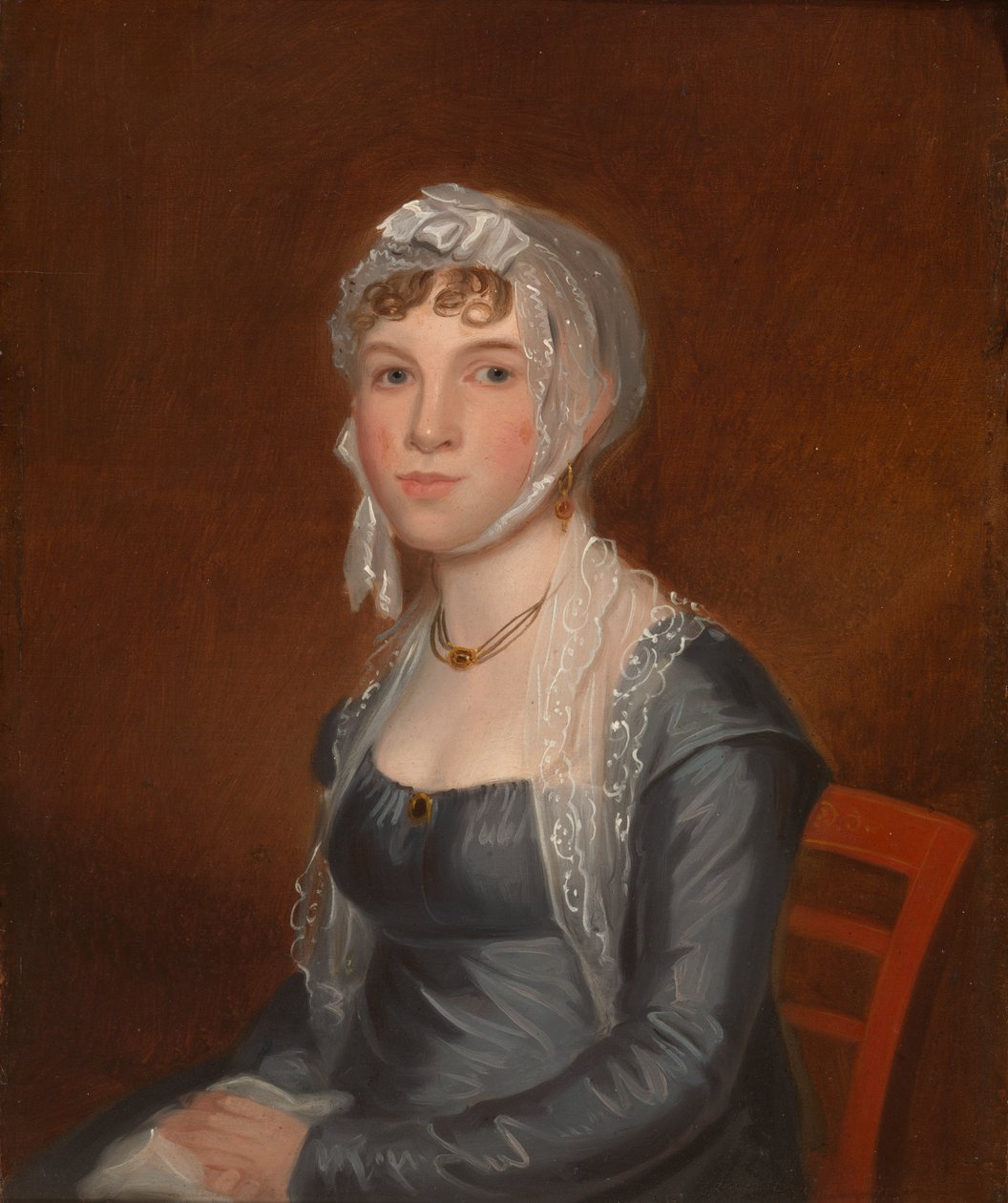 Rachel Bartholomew Davis, ca. 1815. af James Alexander Simpson