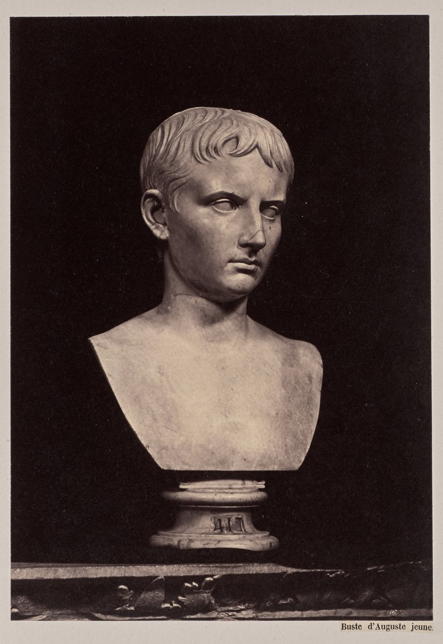 Buste af den unge Augustus af James Anderson