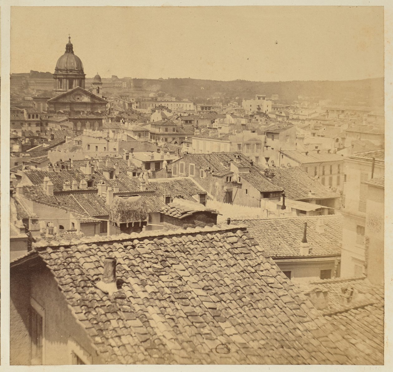 Panorama over Rom af James Anderson