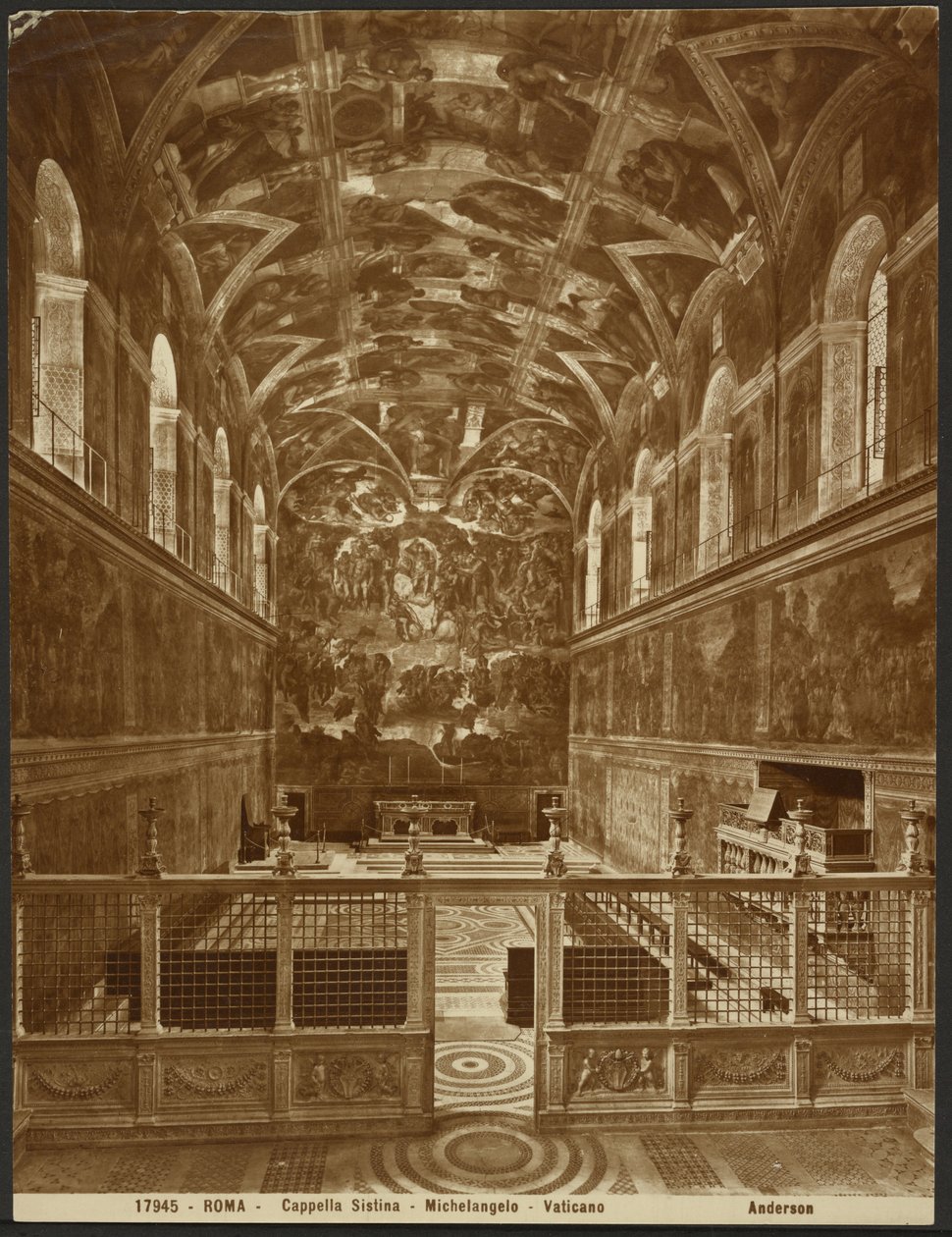 Det Sixtinske Kapel af Michelangelo af James Anderson