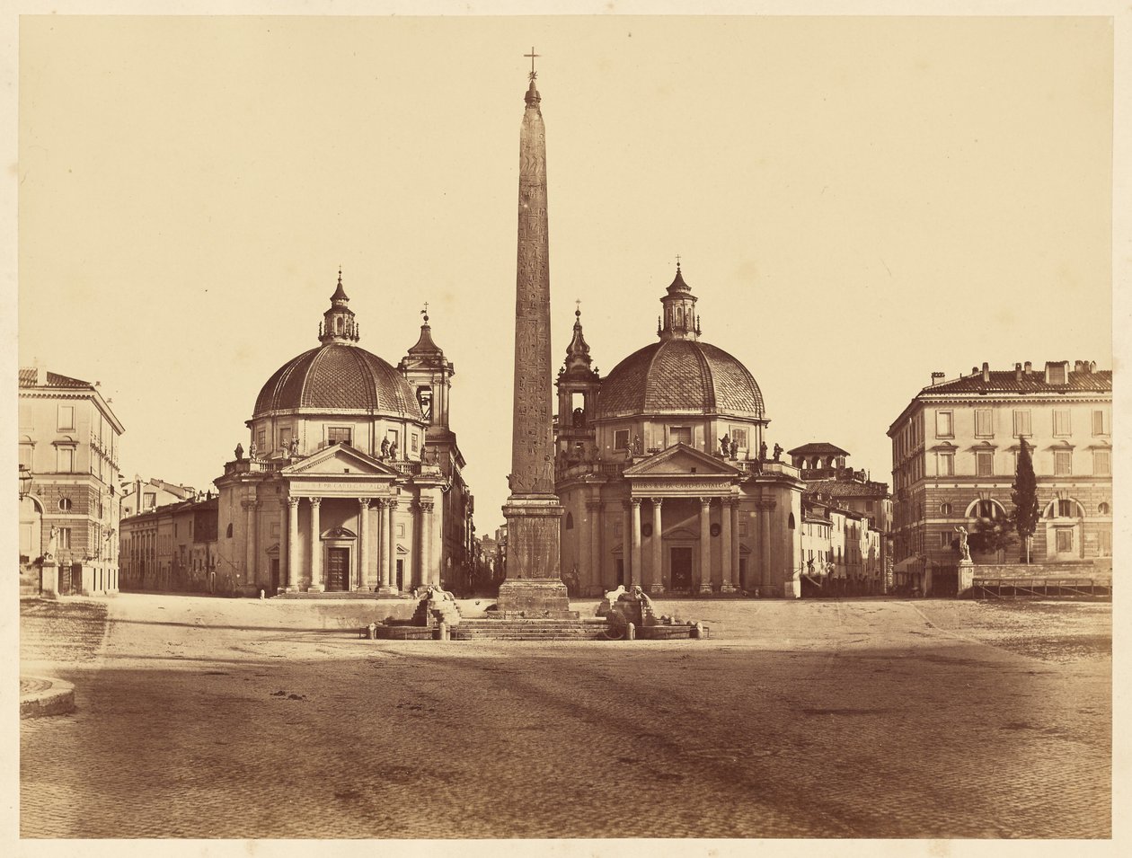 Udsigt over Piazza del Popolo af James Anderson