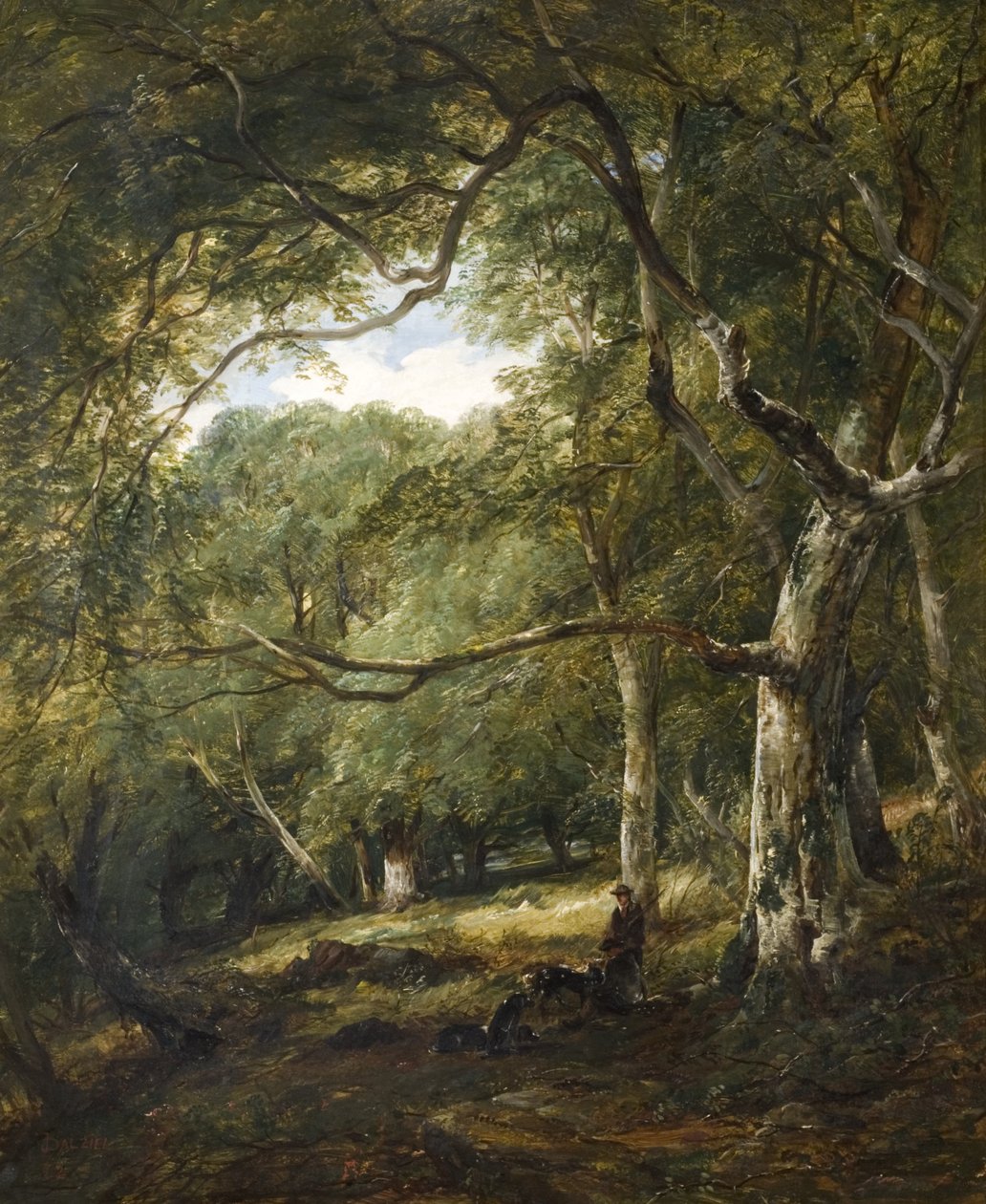 Figurer i Woodland af James B. Dalziel