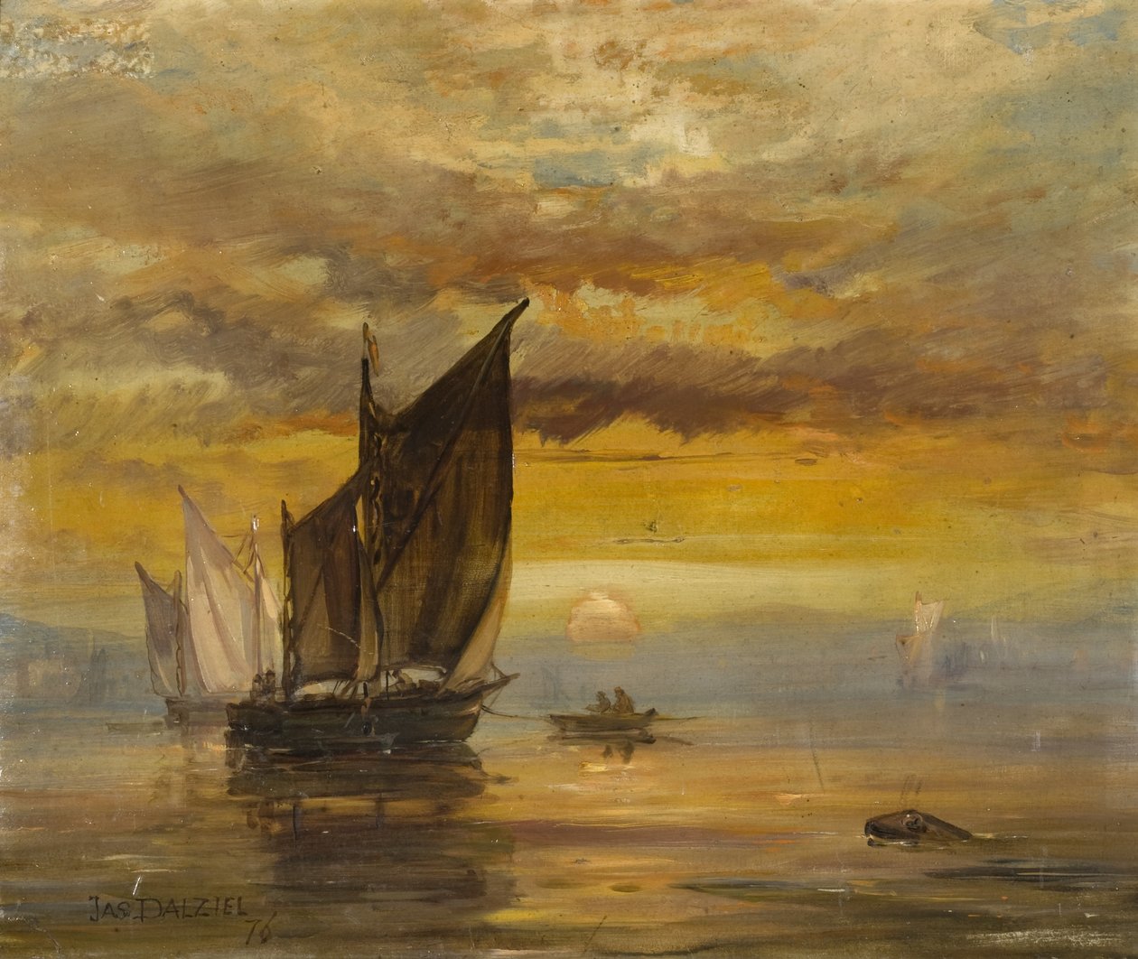 Forsendelse offshore (olie om bord (hardboard)) af James B. Dalziel