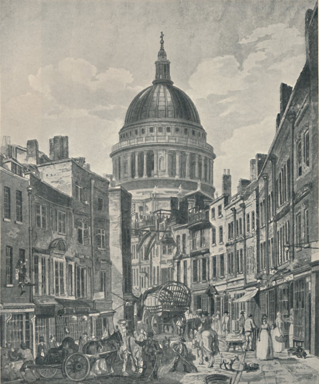 I St. Martins-Le-Grand, 1800, 1920 af James Baily