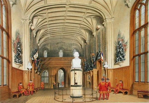Vagtkammeret, Windsor Castle af James Baker (after) Pyne