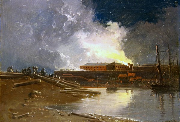 Bristol brænding af James Baker Pyne