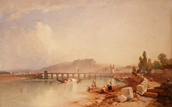 Coblenz og Ehrenbreitstein af James Baker Pyne