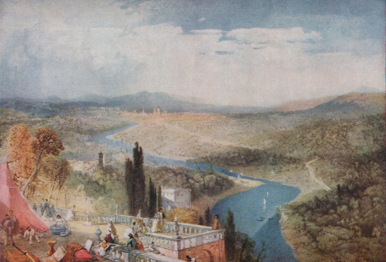 Firenze, 1839, 1918 af James Baker Pyne