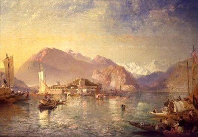 Isola Bella ved Lago Maggiore af James Baker Pyne